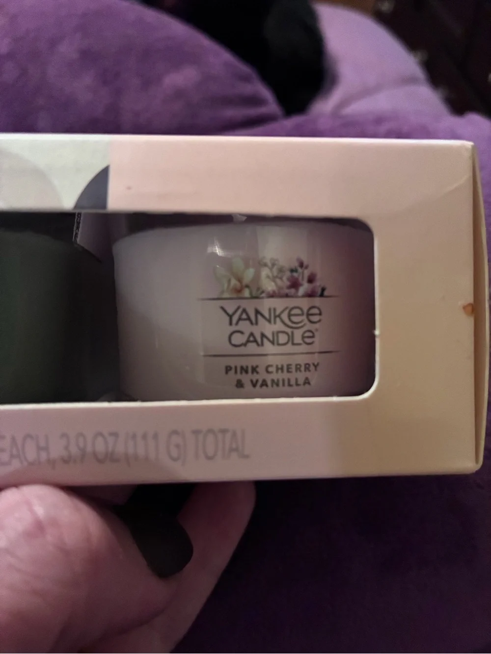 Yankee Candle Sage & Citrus Votive Trio — Green